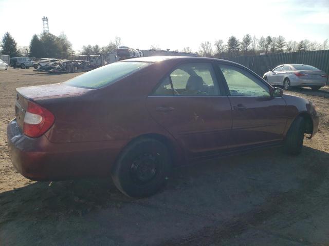 4T1BE32K03U253676 - 2003 TOYOTA CAMRY LE MAROON photo 3