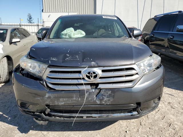 5TDZK3EH9CS089036 - 2012 TOYOTA HIGHLANDER BASE GRAY photo 5