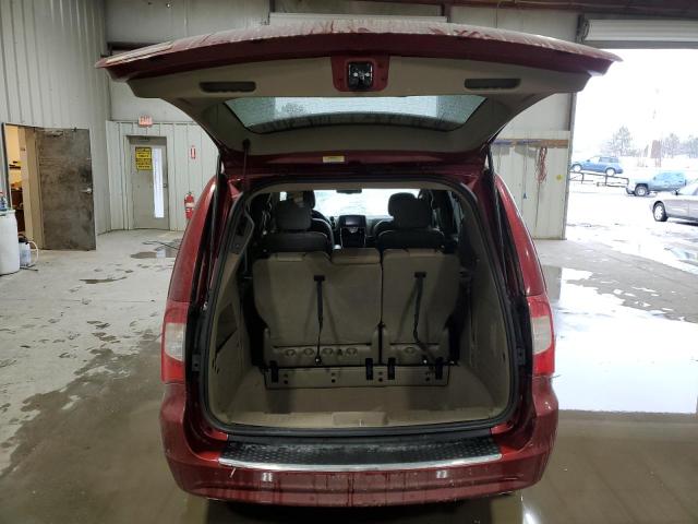 2C4RC1CG1CR386905 - 2012 CHRYSLER TOWN & COU TOURING L BURGUNDY photo 6