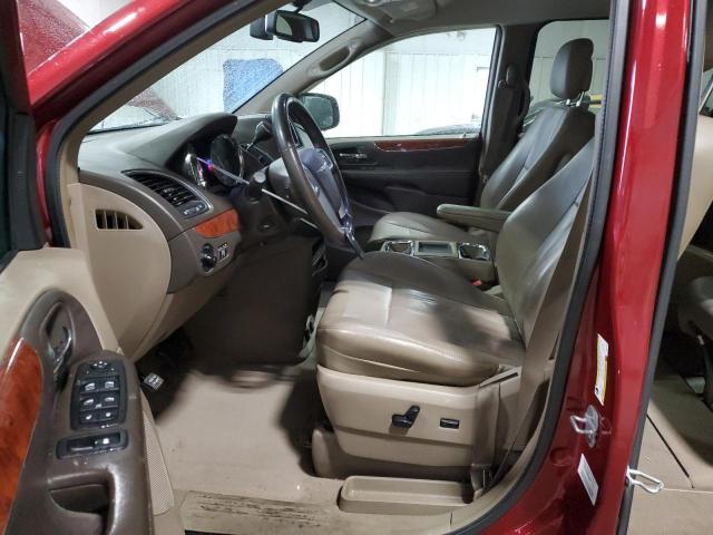 2C4RC1CG1CR386905 - 2012 CHRYSLER TOWN & COU TOURING L BURGUNDY photo 7