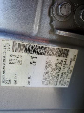 1N4AL21E69N544641 - 2009 NISSAN ALTIMA 2.5 SILVER photo 13