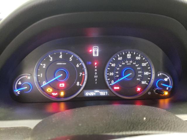 5J6TF2H50CL002075 - 2012 HONDA CROSSTOUR EXL ნაცრისფერი ფოტო 9