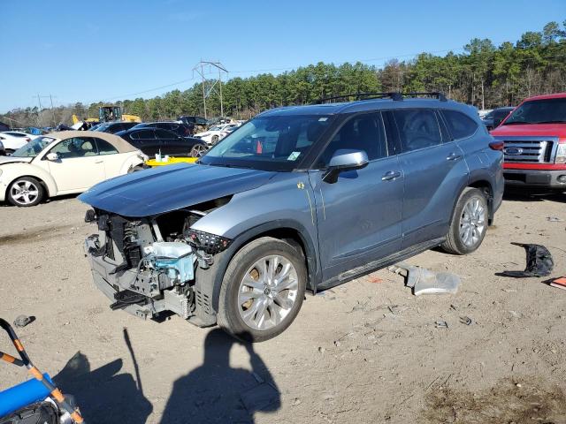 5TDYZRAH1MS081143 - 2021 TOYOTA HIGHLANDER LIMITED GRAY photo 1