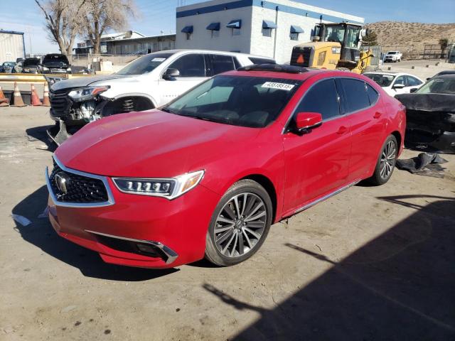 19UUB2F79JA000376 - 2018 ACURA TLX ADVANCE RED photo 1