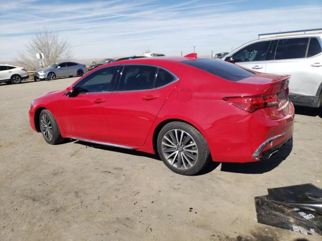 19UUB2F79JA000376 - 2018 ACURA TLX ADVANCE RED photo 2