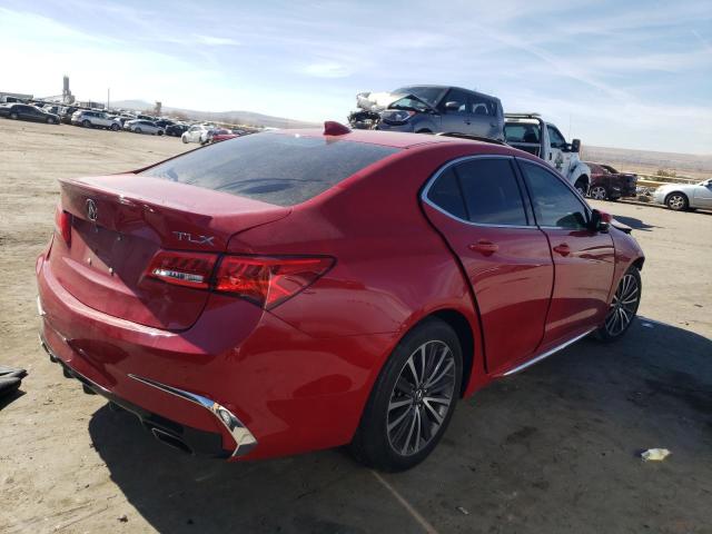19UUB2F79JA000376 - 2018 ACURA TLX ADVANCE RED photo 3