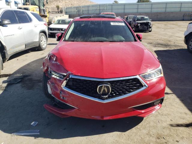 19UUB2F79JA000376 - 2018 ACURA TLX ADVANCE RED photo 5