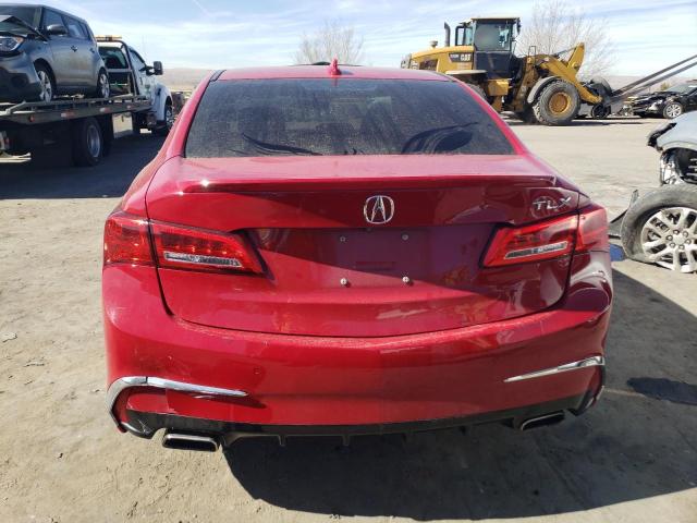 19UUB2F79JA000376 - 2018 ACURA TLX ADVANCE RED photo 6