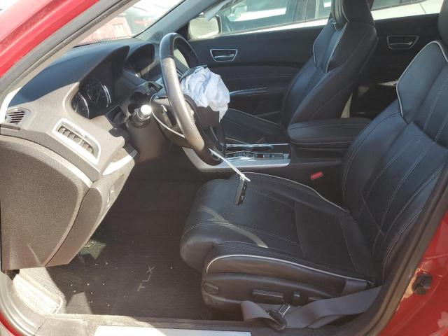 19UUB2F79JA000376 - 2018 ACURA TLX ADVANCE RED photo 7