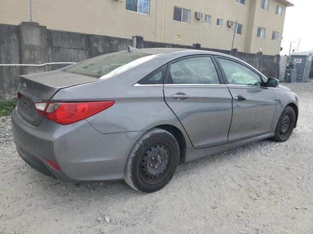 5NPEB4AC5EH943527 - 2014 HYUNDAI SONATA GLS GRAY photo 3