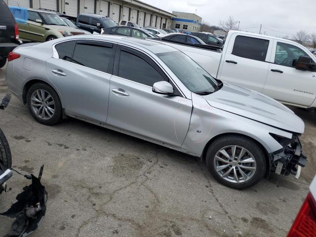 JN1BV7AR8EM698151 - 2014 INFINITI Q50 BASE SILVER photo 4