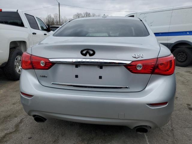 JN1BV7AR8EM698151 - 2014 INFINITI Q50 BASE SILVER photo 6