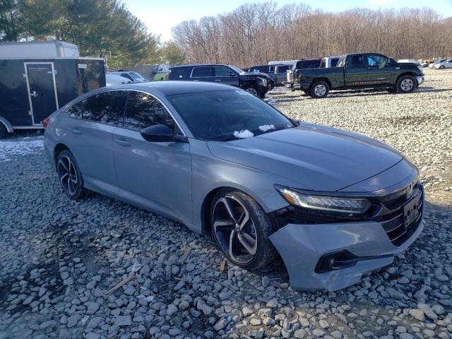 1HGCV1F37MA058680 - 2021 HONDA ACCORD SPORT BLUE photo 4