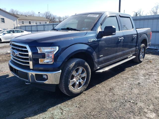 1FTEW1EP0HKC76193 - 2017 FORD F150 SUPERCREW BLUE photo 1
