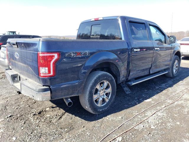 1FTEW1EP0HKC76193 - 2017 FORD F150 SUPERCREW BLUE photo 3