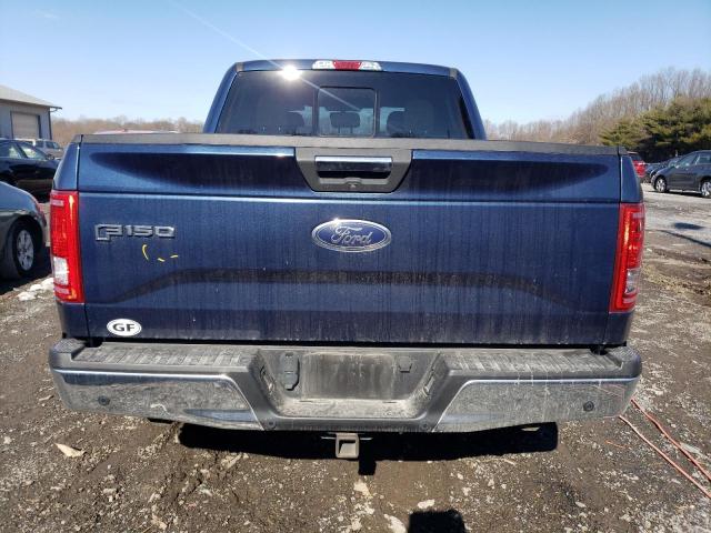 1FTEW1EP0HKC76193 - 2017 FORD F150 SUPERCREW BLUE photo 6