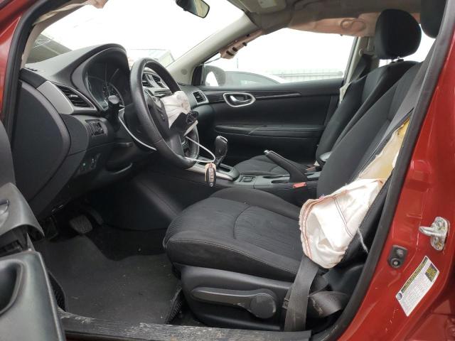 3N1AB7AP0KY245931 - 2019 NISSAN SENTRA S RED photo 7