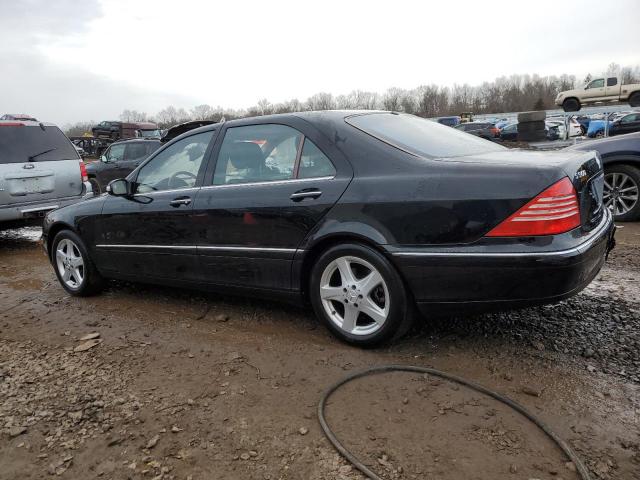 WDBNG75J64A393030 - 2004 MERCEDES-BENZ S 500 BLACK photo 2