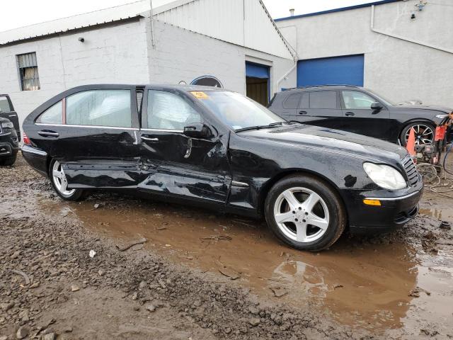 WDBNG75J64A393030 - 2004 MERCEDES-BENZ S 500 BLACK photo 4