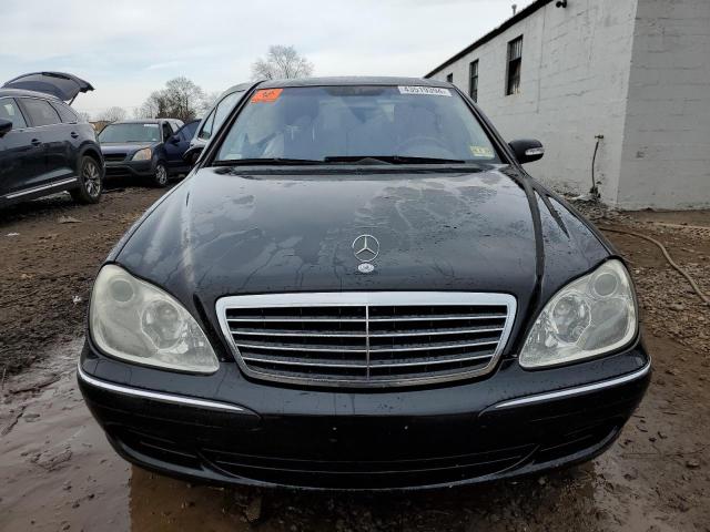 WDBNG75J64A393030 - 2004 MERCEDES-BENZ S 500 BLACK photo 5