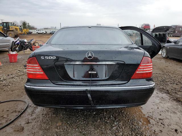 WDBNG75J64A393030 - 2004 MERCEDES-BENZ S 500 BLACK photo 6