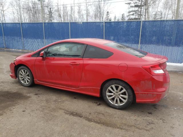 2HGFG3B53CH007896 - 2012 HONDA CIVIC LX RED photo 2