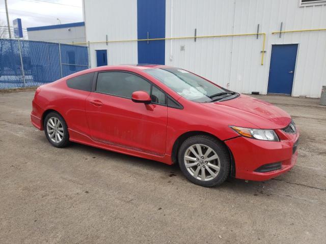 2HGFG3B53CH007896 - 2012 HONDA CIVIC LX RED photo 4