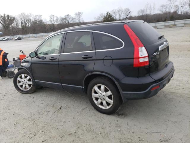 JHLRE38708C030706 - 2008 HONDA CR-V EXL BLACK photo 2