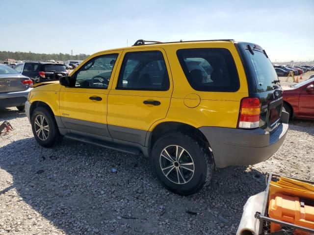 1FMYU01131KF70672 - 2001 FORD ESCAPE XLS YELLOW photo 2