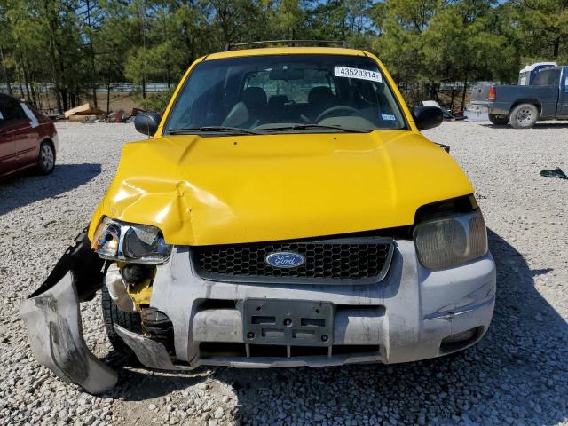 1FMYU01131KF70672 - 2001 FORD ESCAPE XLS YELLOW photo 5