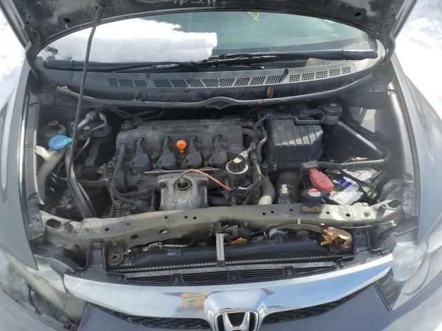 2HGFA1F6XAH561698 - 2010 HONDA CIVIC LX-S Մոխրագույն լուսանկար 11