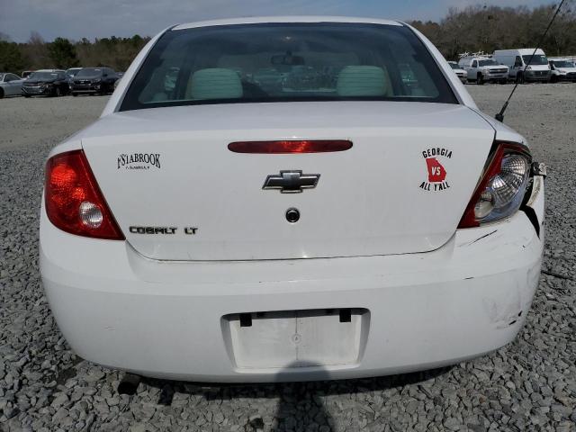 1G1AT58H397264006 - 2009 CHEVROLET COBALT LT WHITE photo 6