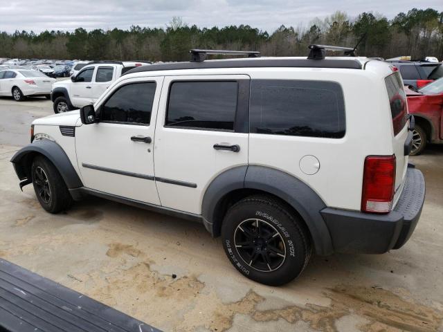 1D8GT28K78W231317 - 2008 DODGE NITRO SXT WHITE photo 2