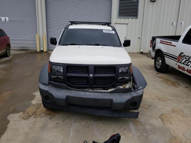 1D8GT28K78W231317 - 2008 DODGE NITRO SXT WHITE photo 5