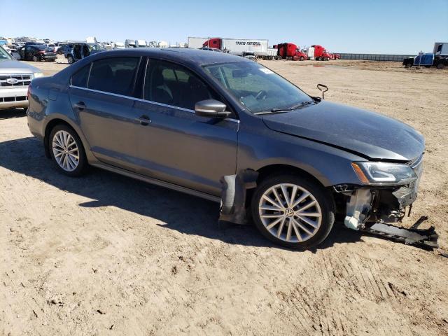 3VWL07AJ7GM327593 - 2016 VOLKSWAGEN JETTA SEL GRAY photo 4