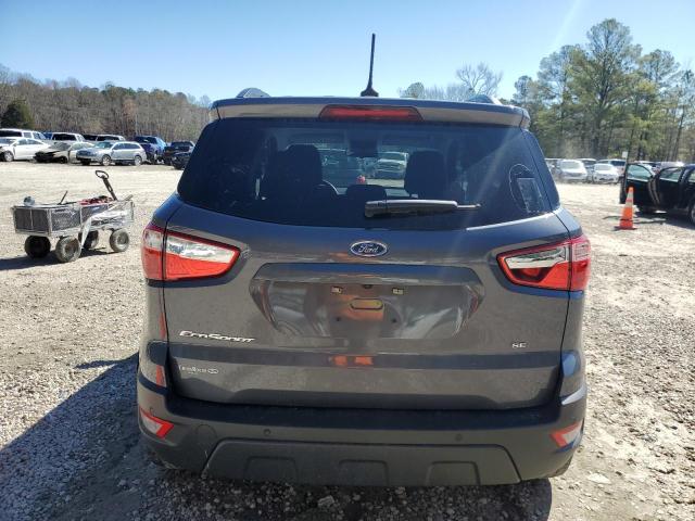 MAJ3S2GE1MC447404 - 2021 FORD ECOSPORT SE GRAY photo 6