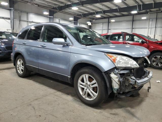 5J6RE3H75AL007273 - 2010 HONDA CR-V EXL BLUE photo 4