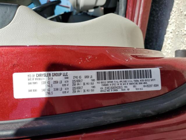 2C4RC1BG0ER422815 - 2014 CHRYSLER TOWN & COU TOURING 红色 照片 13