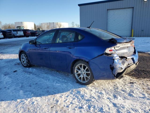 1C3CDFBA7DD305430 - 2013 DODGE DART SXT BLUE photo 2