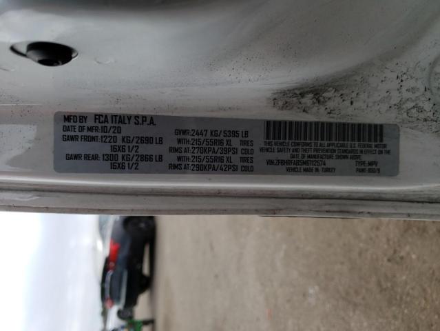 ZFBHRFAB5M6T12574 - 2021 RAM PROMASTER Ağ foto 13