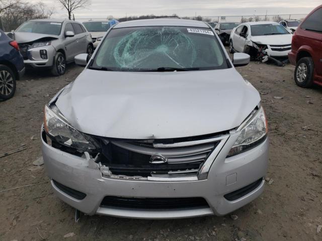 3N1AB7AP2EL669774 - 2014 NISSAN SENTRA S SILVER photo 5