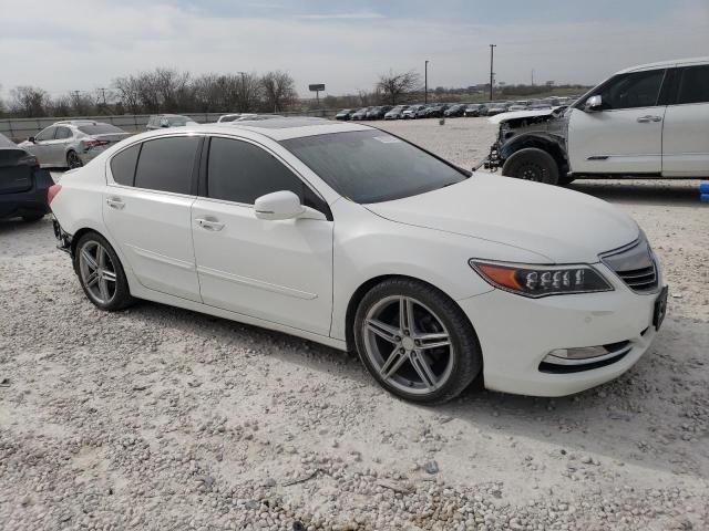 JH4KC1F94GC000926 - 2016 ACURA RLX ADVANCE WHITE photo 4
