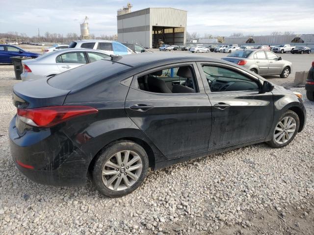 KMHDH4AE3GU600487 - 2016 HYUNDAI ELANTRA SE BLACK photo 3