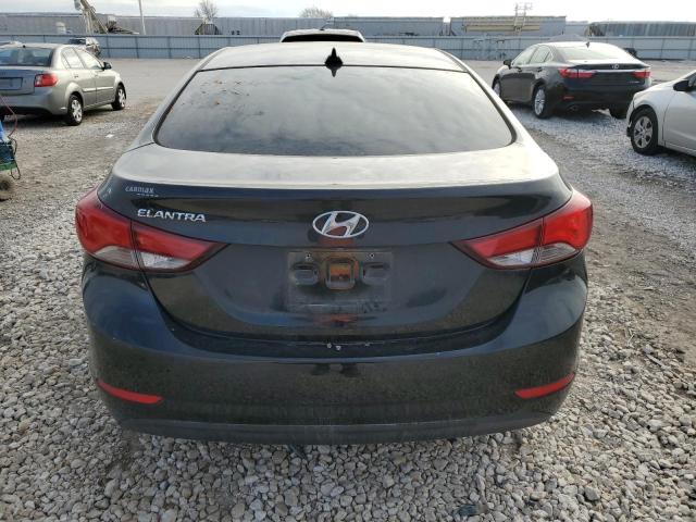 KMHDH4AE3GU600487 - 2016 HYUNDAI ELANTRA SE BLACK photo 6