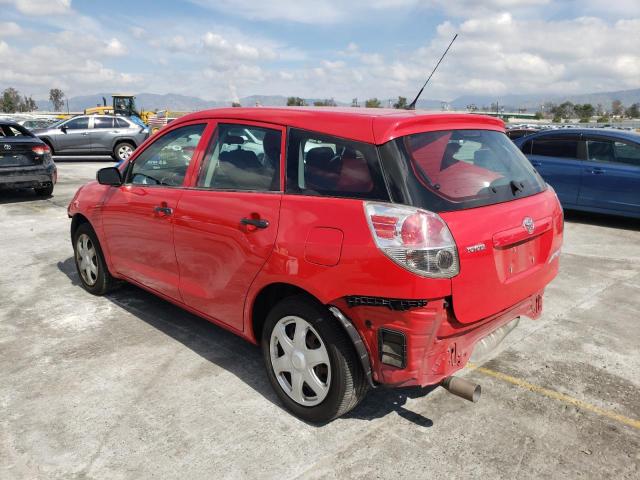 2T1KR32E27C666639 - 2007 TOYOTA COROLLA MA XR RED photo 2