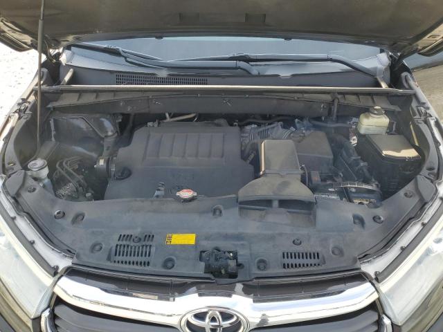 5TDKKRFH3GS145366 - 2016 TOYOTA HIGHLANDER XLE BLACK photo 12