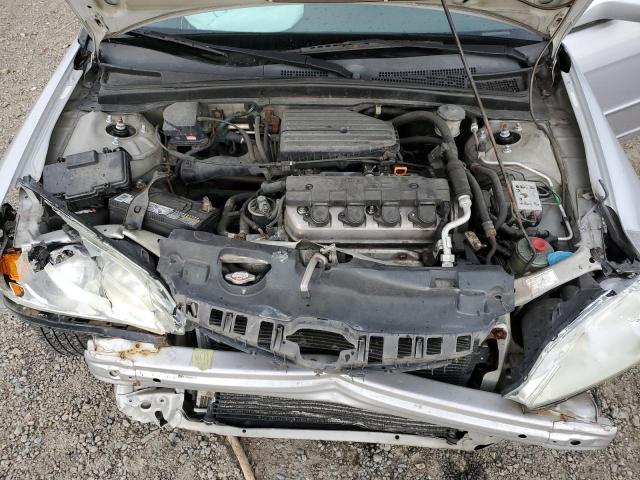 1HGES26735L007029 - 2005 HONDA CIVIC EX SILVER photo 11