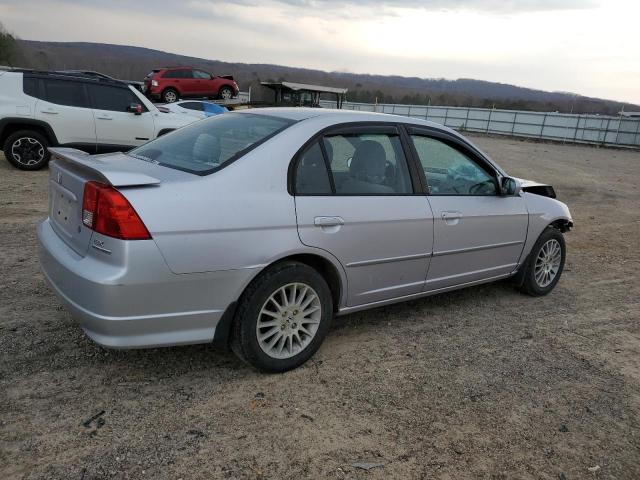 1HGES26735L007029 - 2005 HONDA CIVIC EX SILVER photo 3