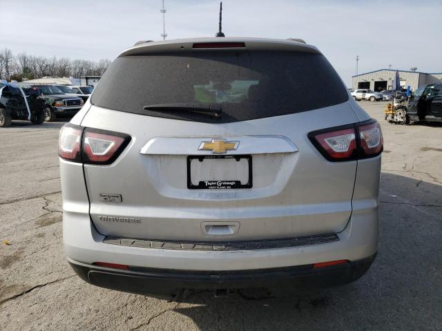 1GNKRFKD2HJ229939 - 2017 CHEVROLET TRAVERSE LS SILVER photo 6