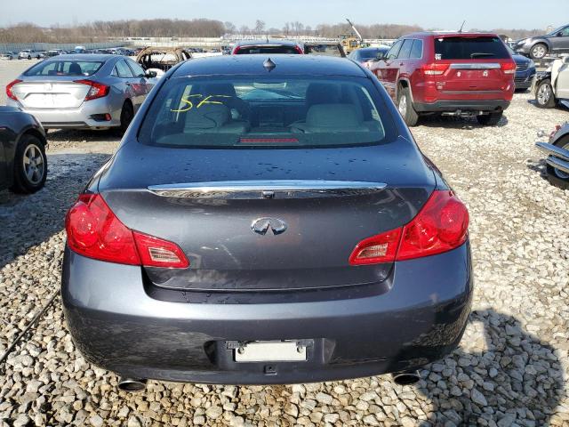 JNKBV61F08M266346 - 2008 INFINITI G35 GRAY photo 6